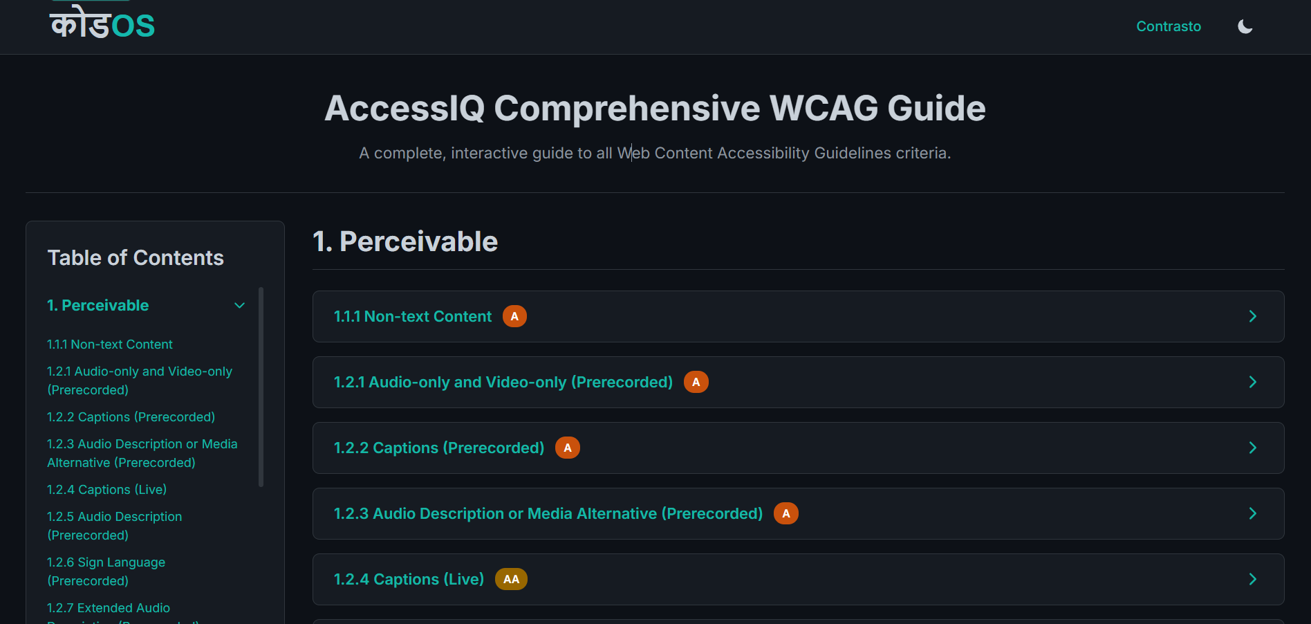 AccessIQ WCAG Summariser