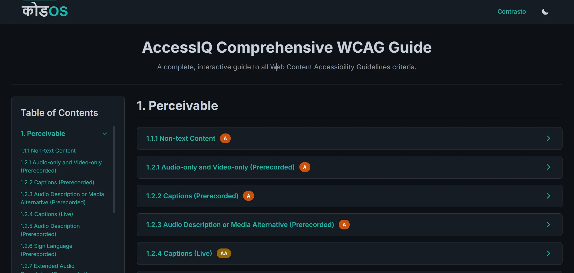 AccessIQ WCAG Summariser